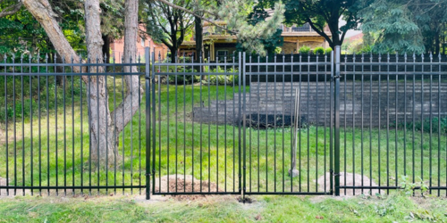 Extended Picket Iron Fencing